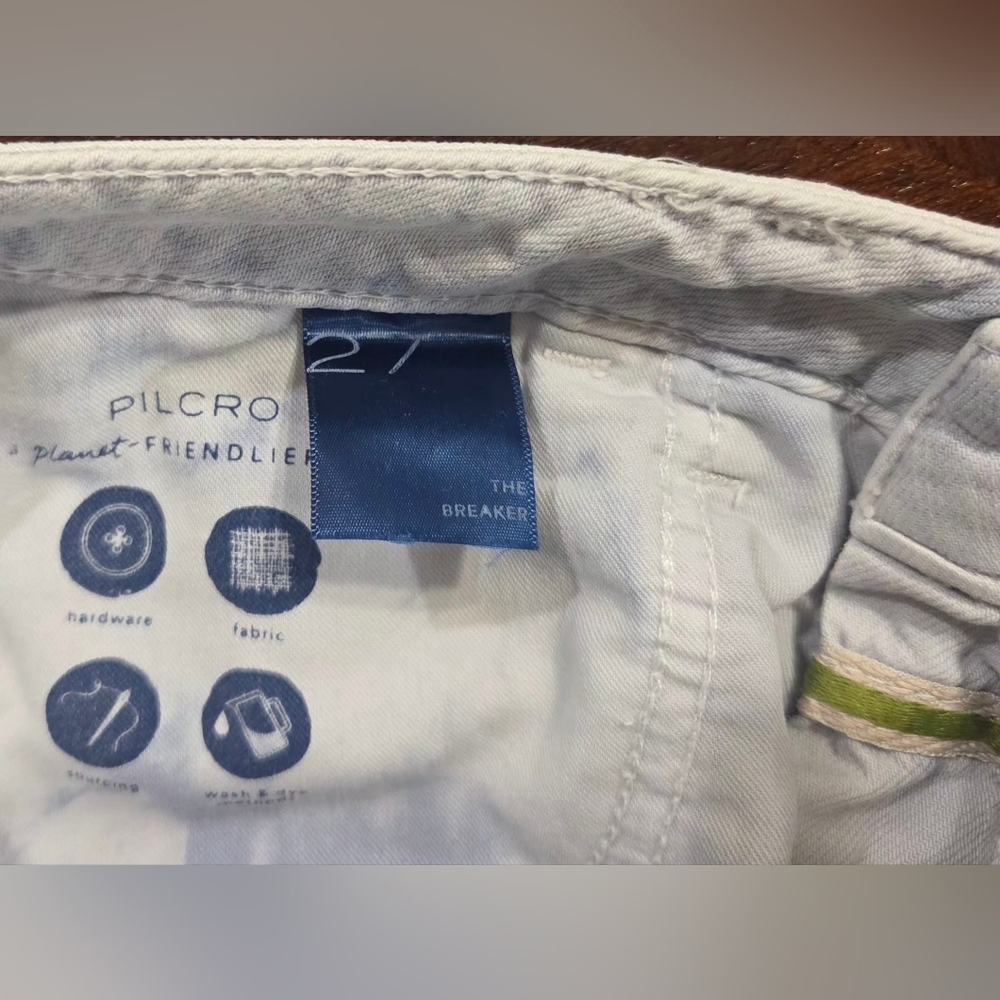 Pilcro High Rise Straight Tie-Dye Jeans- Light Wash- Super Nice On!! - Picture 10 of 13